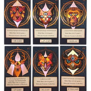 Lysergamide ChemCards │Soft-Touch Hot-Foil Printed Collectable Card Set