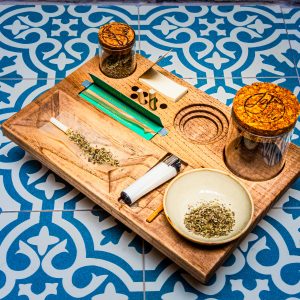 Baustelle│Komplett ausgestatteter, handgefertigter Rolltisch│Magnetisches Organisationssystem